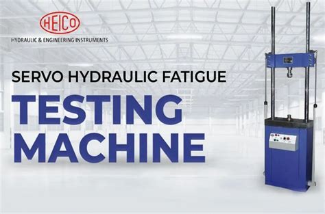 hydraulic fatigue testing machine|how to determine fatigue strength.